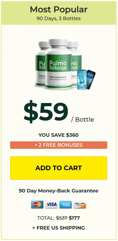 Pulmo Balance 3 bottle price